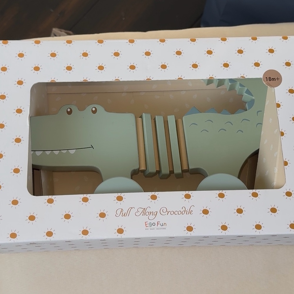 Pull Along Crocodile Toy
